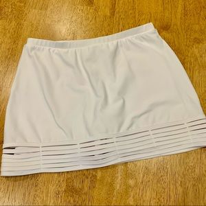 Eliza Audley White Tennis‎ Skirt M